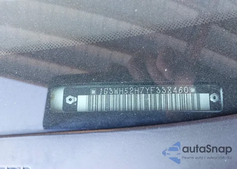 2000 Oldsmobile Intrigue Gx from USA, damaged, VIN 1G3WH52H7YF338460